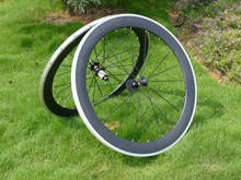 FLX-WS-CW26 Full Carbon 700C Road Bike Clincher Wheelset Depth 60mm Toray Carbon Wheel Rim  Alloy Brake Side  Rim Width 25mm 2024 - buy cheap
