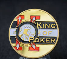 Chip Coins Playing Card Poker King  Texas Hold'em Coin Commemorative Coin Collection Souvenirs 2024 - buy cheap