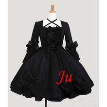 Fondcosplay sissy maid gothic lolita punk moda preto algodão vestido cosplay traje sob medida [ck618] 2024 - compre barato