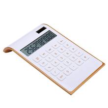 Calculator, Slim Elegant Design, Office/Home Electronics, Dual Powered Desktop Calculator, Solar Power, 10 Digits, Tilted LCD Di 2024 - buy cheap