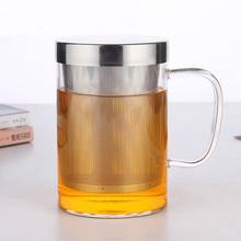 Behogar 17oz Clear Glass Bottle High Temperature Resistant Tea Teapot Brewing Water Juice Coffee Flower Tea Cups Mugs Baskets 2024 - buy cheap