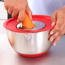 Stainless Steel Mixing Bowl Lid Grater Cake Salad eag Food Container Kitchen Tool Vegetable Fruit Cutter Kitchen Gadget Grater 2024 - buy cheap