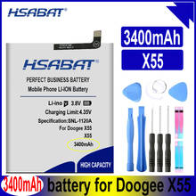 HSABAT X55 3400mAh Battery for Doogee X55 X 55 Batteries 2024 - buy cheap