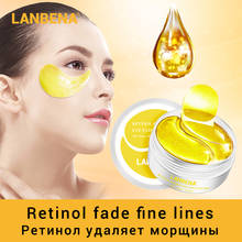 Lanbena máscara para os olhos de colágeno, ácido hialurônico em gel hidratante retinol anti envelhecimento, removedor de olheiras, cuidados com a pele 2024 - compre barato