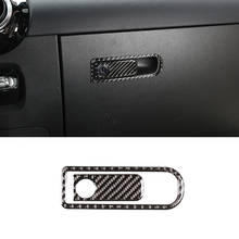 2pcs Soft Carbon Fiber Glove Storage Box Handle Trim Stickers For Mercedes Benz B GLB Class W247 X247 2019-2020 Car Accessories 2024 - buy cheap
