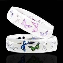 Fashion Beautiful Butterfly Zircon Ring Classic Women Engagement Ring Weddings Bands Jewelry Anniversary Gift Drop Shipping 2024 - buy cheap