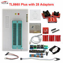 New V9.0 TL866II Plus Universal Minipro Programmer+28 Adapters+Test Clip TL866 PIC Bios High speed Programmer High Quality 2024 - buy cheap