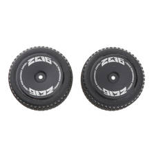 2 Pieces RC Car Rubber Front Tyres Tire for 1:14 WLTOYS 144001 RC Car Buggy 2024 - buy cheap