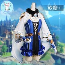 Anime! Genshin Impact Sucrose Knight Game Suit Lovely Gorgeous Uniform Cosplay Costume Halloween Party Outfit For Women 2021 NEW 2024 - buy cheap