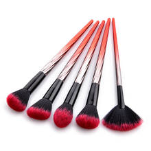 5/6Pcs Flame Makeup Brushes Set Foundation Blending Powder Eyeshadow Contour Concealer Blush Cosmetic Beauty Make Up Tools 2024 - buy cheap