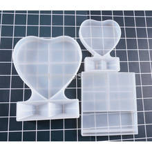 Popular1 herramienta de joyería con forma de marco de fotos, molde de joyería, resina epoxi UV, moldes de silicona para hacer joyas 2024 - compra barato