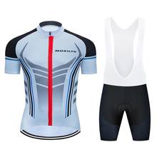 Moxily 2020 Pro Summer Cycling Jersey Set Mountain Bike Clothing MTB Bicycle Clothes Wear Short Sleeve Ciclismo Men Cycling Set 2024 - buy cheap