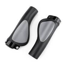 Bike Handlebar Grips With Lock Ring Rubber Aluminum Alloy Non-slip Absorption Bicycle Grip Handle Bar Covers Cycling Hand Rest 2024 - buy cheap
