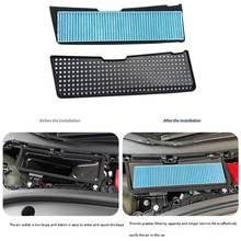 Air Filter Accessories Air Flow Vent Cover Air Intake Grille Anti-Blocking Protector for Tesla Model 3 2021 External 2024 - buy cheap