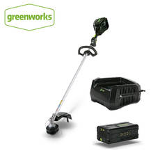 Новое поступление Greenworks 82V 16-дюймовый беспроводной безщеточный Топ монтируемый строковый триммер для травы батарея и зарядное устройство ont в комплекте 2024 - купить недорого