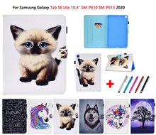 Чехол для Samsung Galaxy Tab S6 Lite 10,4 SM-P610 SM-P615 2020 Caqa с подставкой для карт 2024 - купить недорого