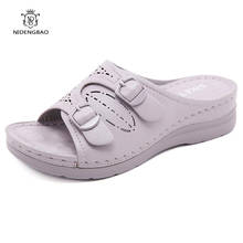 New Summer Women Slippers Fashion Shoes Women Slippers Thick Sole Women Beach Sandals Ladies Summer Holiday Shoes Plus Size 42 2024 - buy cheap
