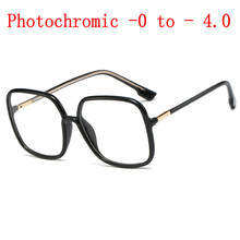 Óculos de sol de miopia fotocromática, óculos finalizados para miopia para homens e mulheres, armação de óculos ótico para computador uv nx 2024 - compre barato