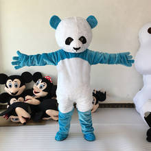 Atacado nova versão chinesa panda gigante mascote fantasia natal cosplay desenho mascote fantasia vestido adulto tamanho 2024 - compre barato