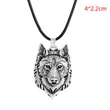1Pcs Tibetan  Wolf Head Pendant Necklace Norse Wolf Head Necklace Original Animal Jewelry Wolf Head 2024 - buy cheap