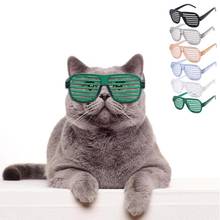 Cute Cat Sunglasses Blinds Cat Glasses Dog Teddy Funny Halloween Glasses Pet Photos Props Accessories Pet Products 2021 Newest 2024 - buy cheap