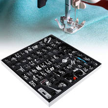 72pc Sewing Machine Presser Foot Press Feet For Brother Singer Kit Braiding Blind Stitch OverLock Zipper Ruler Parts 2024 - buy cheap