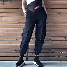 Big Pockets Pants Harajuku BF Women Harem Pants Hip Hop Joggers Loose Sporty Pants Female Cargo Pants Long High Waist Trousers 2024 - buy cheap