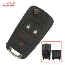 Kigoauto 20873621 складной ключ оболочка для Chevrolet Equinox Sonic 2010 2011 2012 2013 2015 OHT01060512 2 кнопки с паникой 2024 - купить недорого