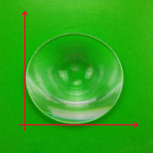 2 uds. Lente de condensación PMMA redonda de 42mm de diámetro longitud Focal 35mm de plástico para lupa, concentrador Solar, gafas 3D VR 2024 - compra barato