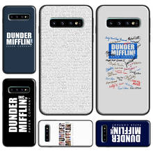 Dunder Mifflin-funda de oficina para Samsung Galaxy S21 Ultra, Note 20, Note 9, Note 10, S8, S9, S10 Plus, S20 FE 2024 - compra barato