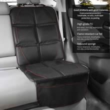 Чехол для автомобильного сиденья из искусственной кожи, защитные коврики для автомобильного сиденья, защитный коврик для детского сиденья, подушка для защиты детей 2024 - купить недорого