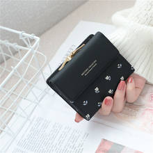 2021 Cartoon Leather Women Purse Pocket Ladies Clutch Wallet Women Short Card Holder Cute Girls Wallet Cartera Mujer Coin Bag 2024 - buy cheap