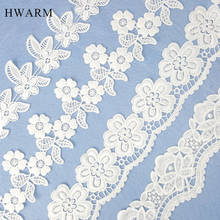 High Quality White Fashion Lace Fabric Dress Decoration For Home Wedding Sewing Trim Clothing Skirt Pillow Accessories Ribbon 2024 - buy cheap