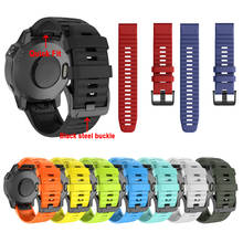 Correa de silicona de liberación rápida para reloj Garmin Fenix 6 6X Pro, Ajuste rápido, 22mm, 26mm, 5 5X Plus 2024 - compra barato