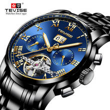 Marca de luxo relógios negócios masculino casual tourbillon relógio mecânico clássico preto aço inoxidável relógio de pulso masculino relogio 2020 2024 - compre barato