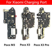 USB Charger For Xiaomi PocoPhone POCO M3 X3 Pro NFC Global Version Charging Port Dock Connector Microphone Board Flex Cable 2024 - buy cheap