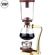 Estilo japonês café espresso syphon pote 3 copos sifão chaleira resistente ao calor filtro de vácuo de vidro gotejamento máquina de café percolador 2024 - compre barato