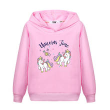 Aimi Lakana Unicorn Clothing Fashion Hoodies girls Long Sleeve Autumn Sweatshirt kids coats cotton girls Pullovers 2024 - buy cheap