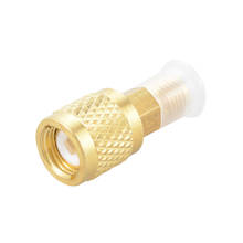 New R410a Brass Adapter Joints 1/4" Male To 5/16" Female Charging Hose To Pump 2024 - buy cheap