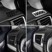 Para honda CR-V crv 2017 2018 2019 console lado ar condicionado saída ventilação capa interior quadro trims abs chrome acessórios do carro 2024 - compre barato