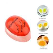 1 шт Яйцо идеальный цвет таймер с изменяющимся Yummy Мягкие Твердые вареные яйца кухонные экологически чистые смолы таймер красный таймер инструменты 2024 - купить недорого