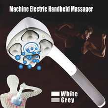 Electric Handheld Massager Four Head Machine Full Body Neck Vertebra Back Muscle Relax Vibrating Deep Tissue Massage Health Care 2024 - buy cheap
