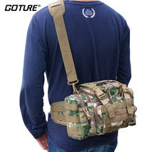 Goture Lure Fishing bag 900D Oxford fishing tackle bag multifunctional Camouflage waist pack messenger bag fishing tackle 2024 - buy cheap