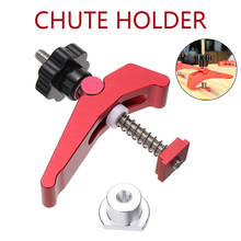 Chute Holder Aluminum Alloy Quick Acting Hold Down T-slot T-track Clamp Tool Woodworking Chute Holder Miter Track Clamping Block 2024 - buy cheap