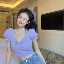 Camisetas femininas topos japonês kawaii senhoras ulzzang bonito casual arco camiseta feminino coreano harajuku roupas para mulher 2024 - compre barato