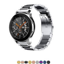 Ремешок из нержавеющей стали 22 мм 20 мм для SAMSUNG Galaxy Watch 42 46 мм GEAR S3 Gear S2 Classic Quick Release 2024 - купить недорого