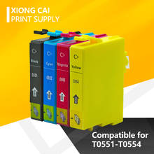 T0551 Compatible Ink Cartridge For Epson T0551 T0552 T0553 T0554 Stylus Photo R240 R245 RX420 RX425 RX520 printer T0551-T0554 2024 - buy cheap