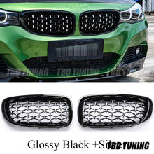 Front Grille For BMW 3 Series GT F34 2012 2013 2014 2015 2016 320i 328i 335i  Meteor Shower Style Grille 2024 - buy cheap