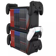 Multifunctional Storage Tower Holder For PS5 Controller Game Disk Stand For Xbox Series X S Gamepad Bracket Station 2024 - buy cheap