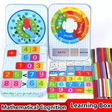 Математическая игрушка Монтессори, цифровое Время, погода, Когнитивная игра для детей от 1 года, Обучающие Игрушки для раннего развития Монтессори 2024 - купить недорого